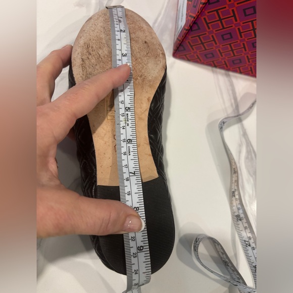 Tory Burch Marion Quilted Ballet Flats Size 7 with Box - Picture 7 of 8
